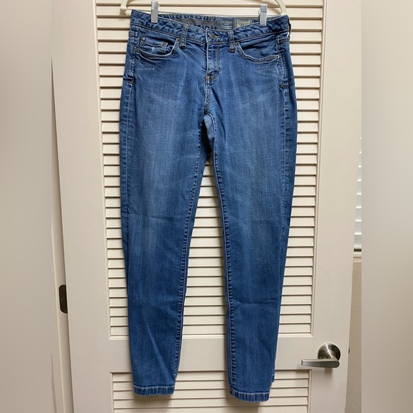 Converse One Star Jeans Womens Size 8 Blue Low Rise Straight Leg Stretch 30x31.5 - Picture 1 of 16